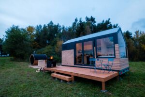 Domek na klic – moderni drevostavba.